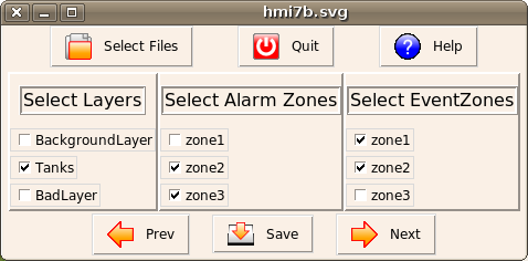 Select options