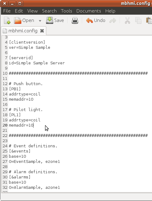 hmi config