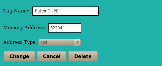 HMI configuration